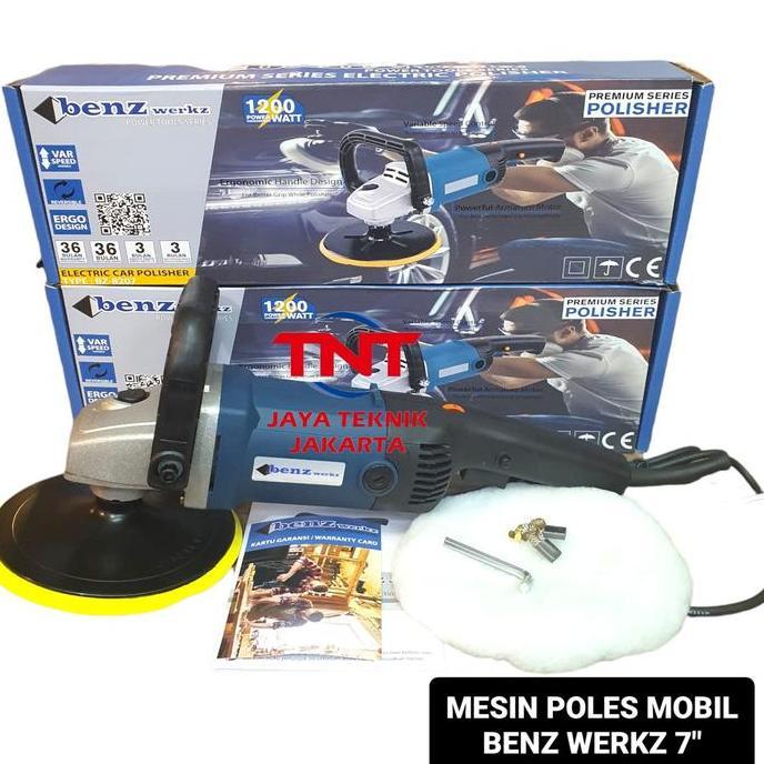 Soon- Mesin Poles Mobil Benz 7 Inch / Polisher Benz 7" Bz 8207 / Benz Bz8207