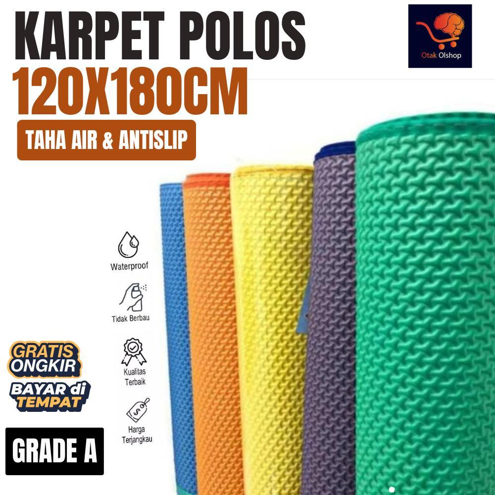Rhh-1823 Grade A - Karpet Lantai Polos Bentol 120X180 Cm / Tikar Spons Mercy Alas Kasur Rhh-1823