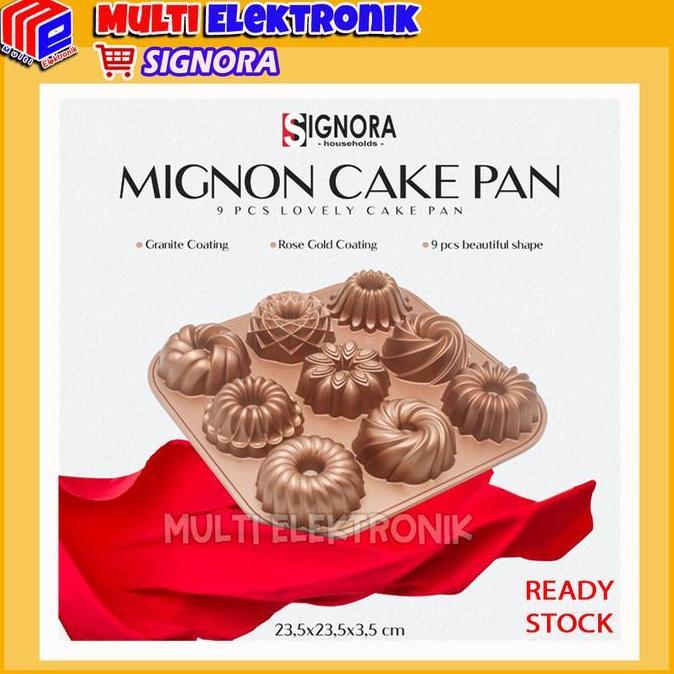 PROMO DISKON - Signora Loyang Mignon Cake / Mignone Cake pan Signora / Loyang Sultan