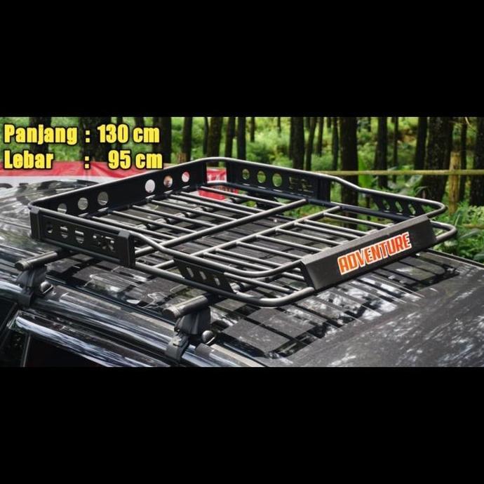 Roof Rack Bagasi Atas Mobil All New Fortuner Vrz 2018 - 2025 Model Adventure Merek Sunrise Komplit C