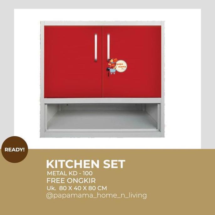 Terlaris Kitchen Set Minimalis - Tempat Alat Masak Metal Kd - 100 - Medan