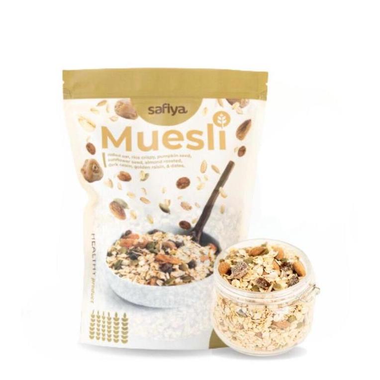 MUESLI SEREAL SAFIYA-SEREAL MUESLI FRUIT MIX 1 KG SAFIYA SEREAL MAKANAN RINGAN FOOD OATMEAL CEREAL H