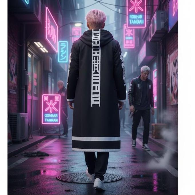 Anime cosplay Brahman manji Tokyo revengers Jubah Pria wanita