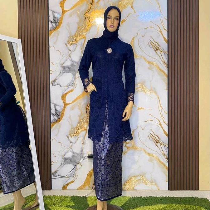 Stelan Songket Selendang Tunik Kartini | Kebaya Tunik | Kebaya Kartini | Tunik Kartini Modern | Baju