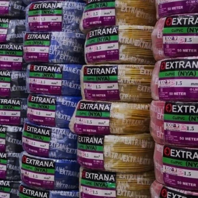 TERMURAH - Kabel Instalasi Extrana NYA 1.5mm 1.5 mm | Kabel Extrana NYA 1,5 mm