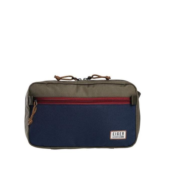 BEBAS ONGKIR - Tas Eiger 6313 Toiletry Portage Kit M Hand Bag Travel Pouch - Navy