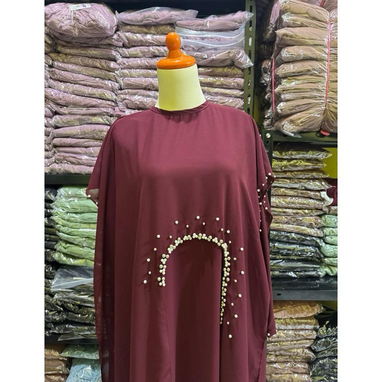 Abaya Hitam Arabian Luna Abaya Elegan Simple Turkey Terbaru 2025 Elegan Spesial Ramadhan