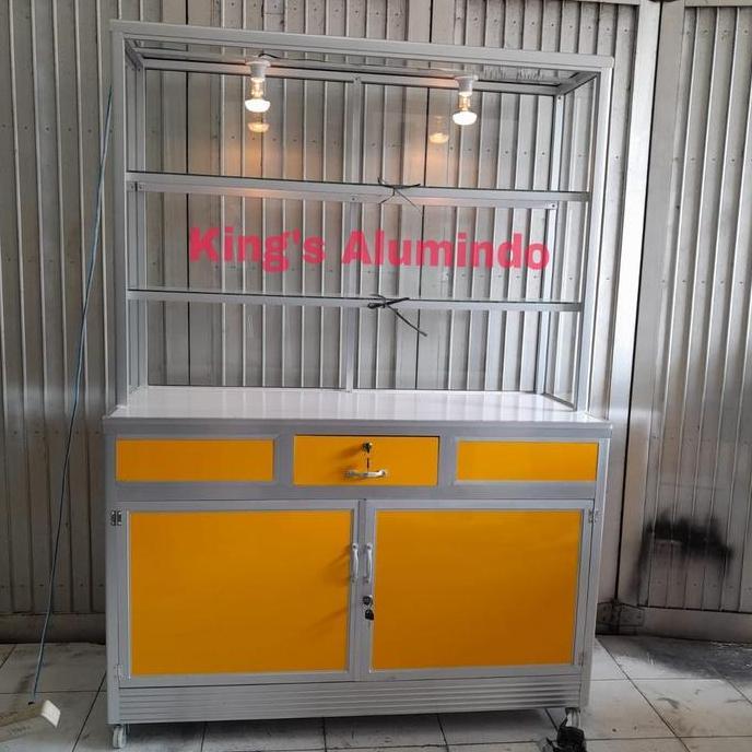 Terlaris Etalase Makanan - Etalase Jus - Etalase Gado-Gado - Etalase Serbaguna - Etalase Makanan Alu