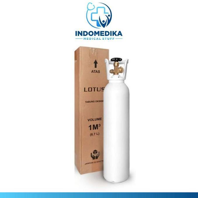 Tabung Oksigen 1m3 Lotus / Tabung oksigen medis