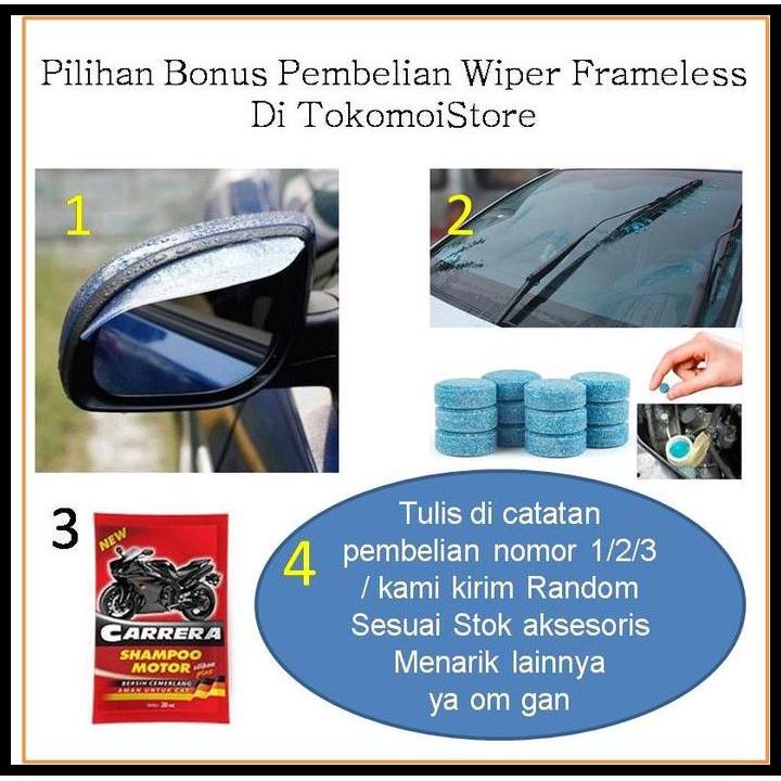 TERLARIS WIPER BANANA LENTUR LEXUS LX470 LX 470 1998 1999 