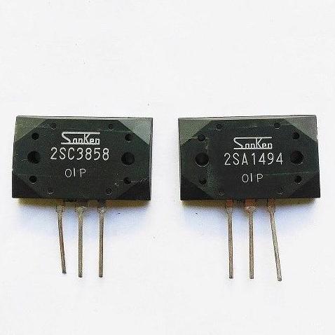 TRANSISTOR GENUINE SA 1494 - SC 3858 TR ASLI JAPAN SA1494 SC2858 2SA 1494 2SC3858