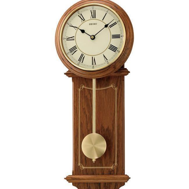 Terlaris Jam Dinding Seiko Qxc213B Kayu Solid Pendulum Qxc213