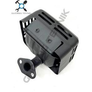 TREBA (107 JF MATRIX) Knalpot HITAM Engine CX160 CX200 Silincer JF MATRIX / Muffler Mufler Mesin Pen