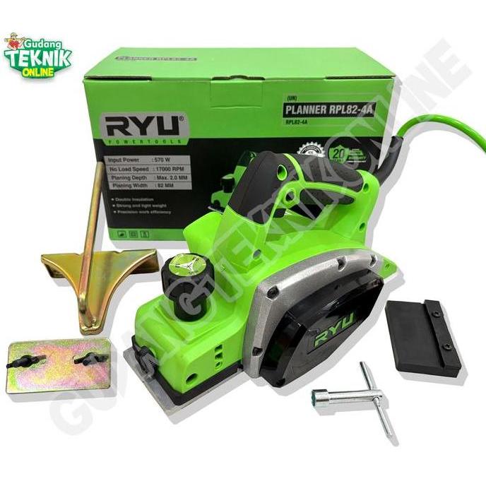 RXT Mesin Planer RYU RPL82-4A Serut Kayu RYU / Mesin Pasah Serut Kayu Ketam Sugu Pasah RPL82 4A Elek