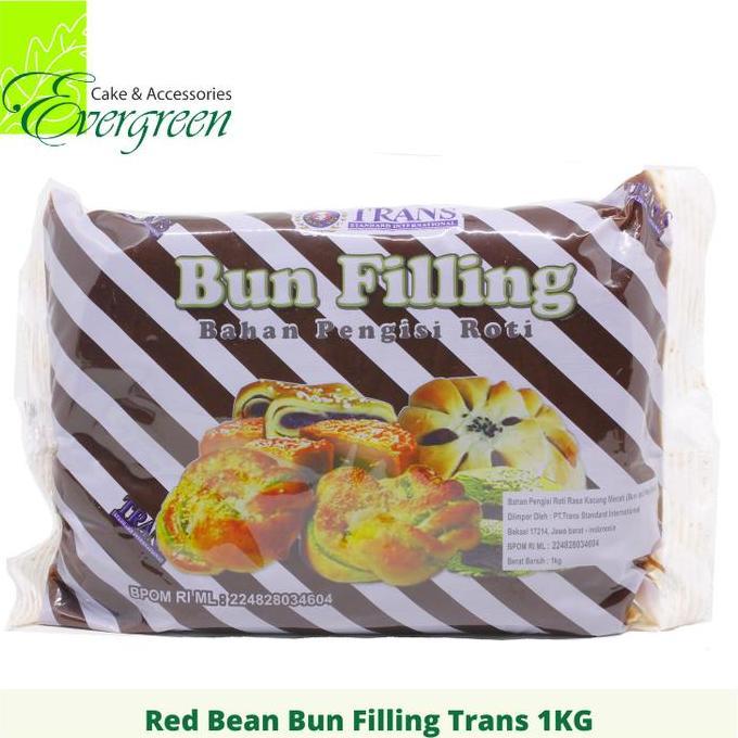BUN FILLING RED BEAN TRANS 1 KG