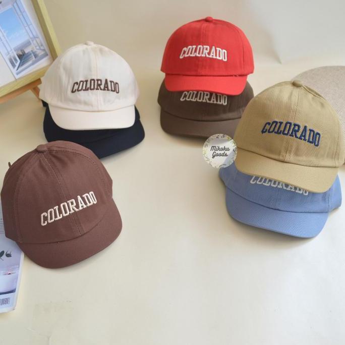 (8 Bulan- 3 Tahun) Topi Cap Anak Motif COLORADO Lidah pendek Premium Murah