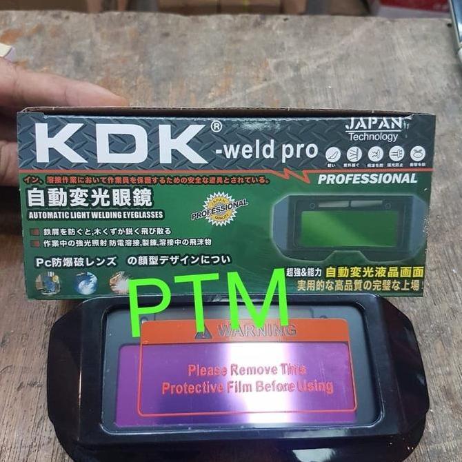 Saldatura- Kacamata Las Otomatis Kdk / Kaca Mata Las Auto Dark Kdk Weld