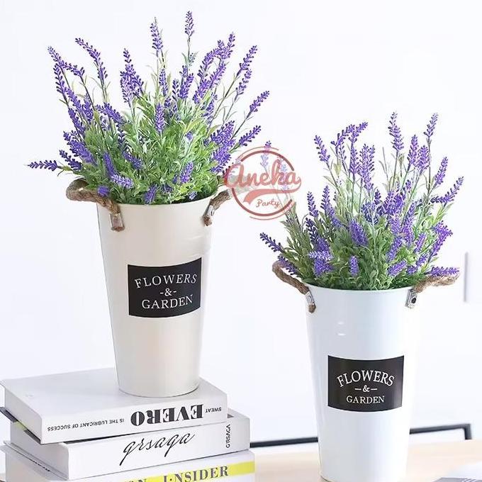 Vas Bunga Iron flower garden / pot kaleng kerucut / vas shaby pot ember kaleng / vas Bunga kaleng LL