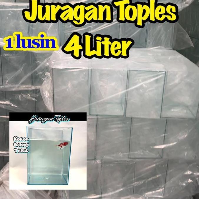 1 Lusin [ 12 Toples ] Soliter Juragan Toples 4 Liter Penyimpanan