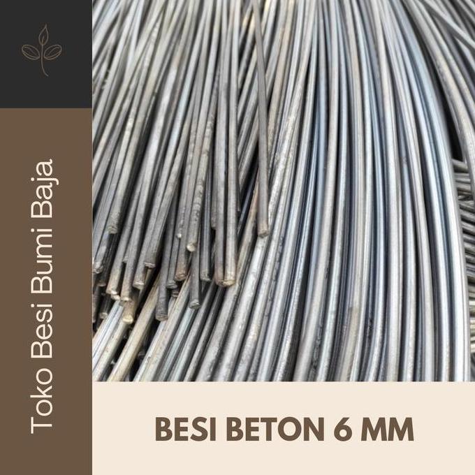 Antimateri- Besi Beton 6 Mm Polos  / Besi Behel 6 Mm Polos