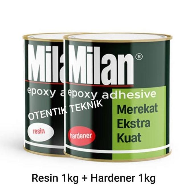 Potere- Lem Epoxy Milan ( Resin Dan Hardener ) - Lem Campur Serbaguna
