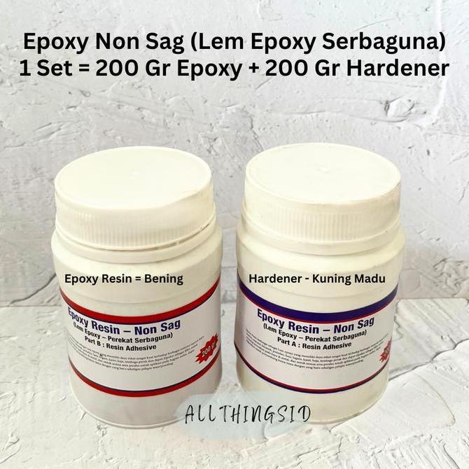 Potere- Epoxy Resin Non Sag 400 Gr - Lem Epoxy Non Sag