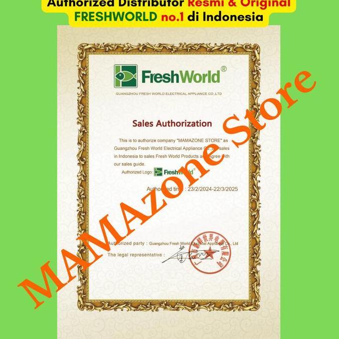 Cibo- Freshworld Vacuum Sealer Fw3150 Fw 3150 Fw-3150 - Original Freshworld Mesin Vacuum Sealer Pali