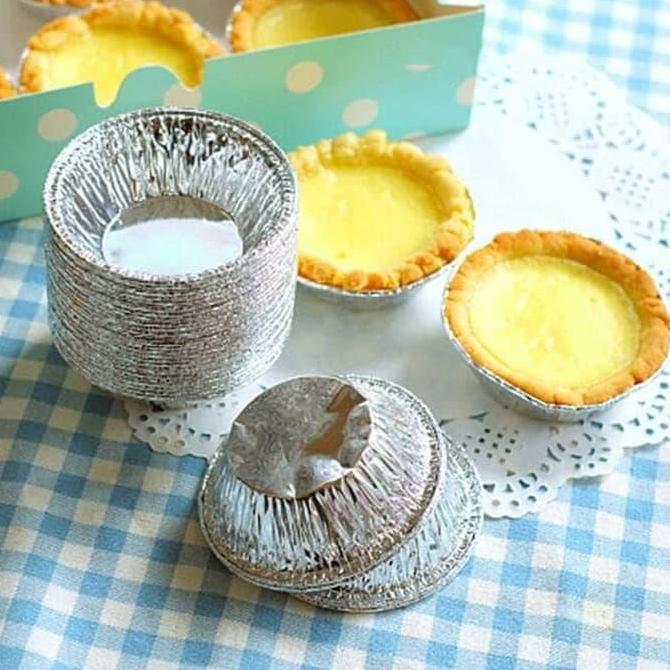 Cibo- Aluminium Model Cup Rx-145 - @100Pcs - Wadah Aluminium Foil Rx 145