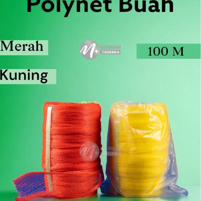 TERBARU|TERMURAH|BARU|PREMIUM|ORIGINAL|GARANSI|DISKON|PROMO POLYNET/KANTONG JARING / WARING BUAH / L