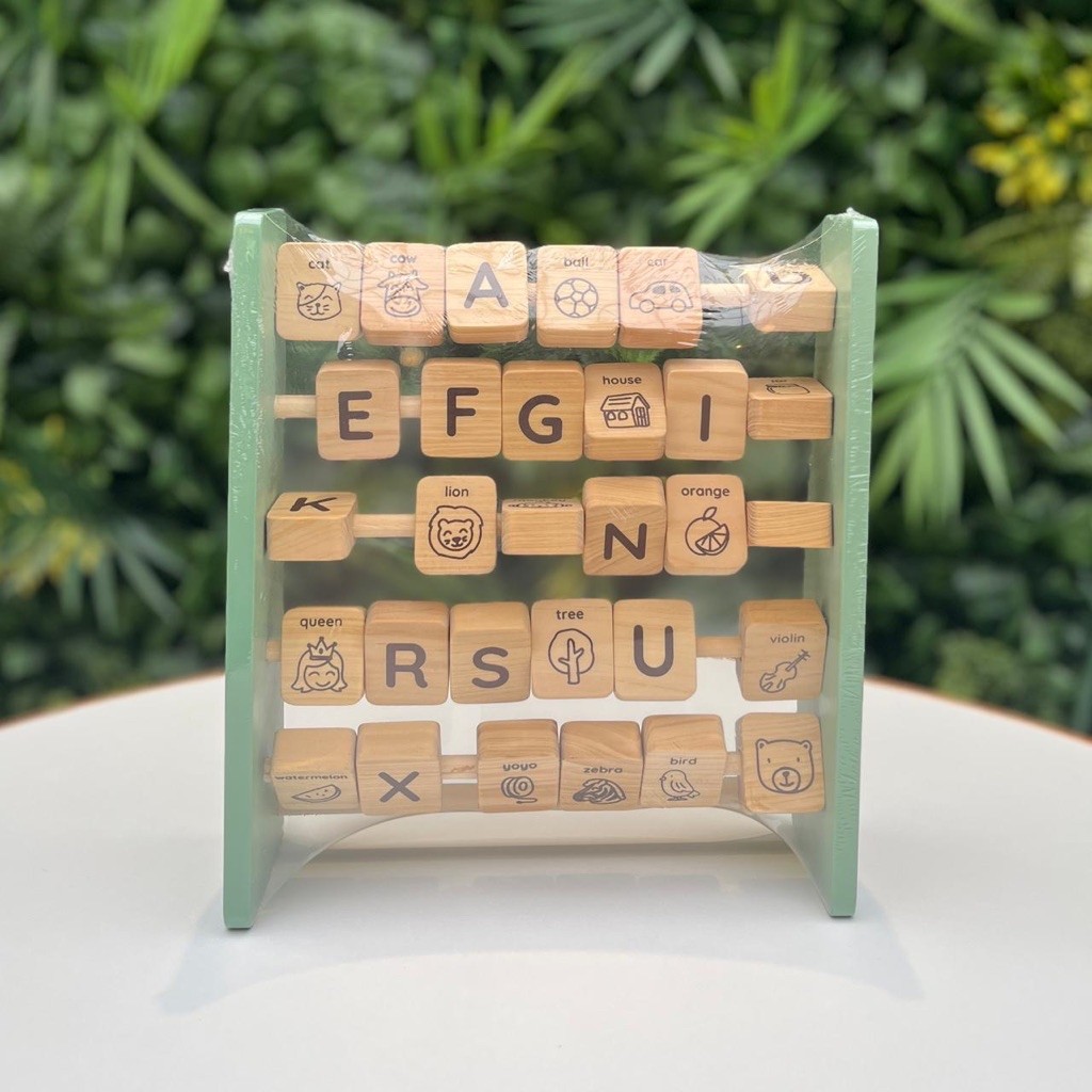 Lettering and Life Wooden Alphabet Board