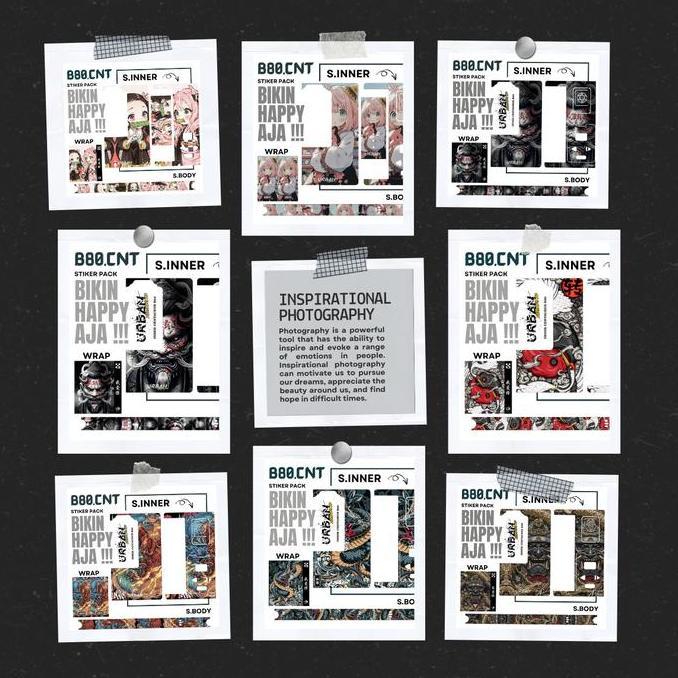 URBAN Stiker / Sticker Garskin Packed Centaurus B80 By URBAN DISTRICT