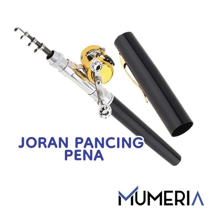 Tsurizao- Set Joran Pancing Pena Extreme Fishing Rod Pen Alat Pancingan Kail Pulpen Mini Ikan Danau 