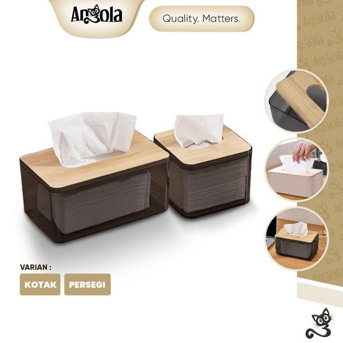 Angola Kotak Tissue D43 Tissue Box Wadah Tisu Tempat Tisu Minimalis