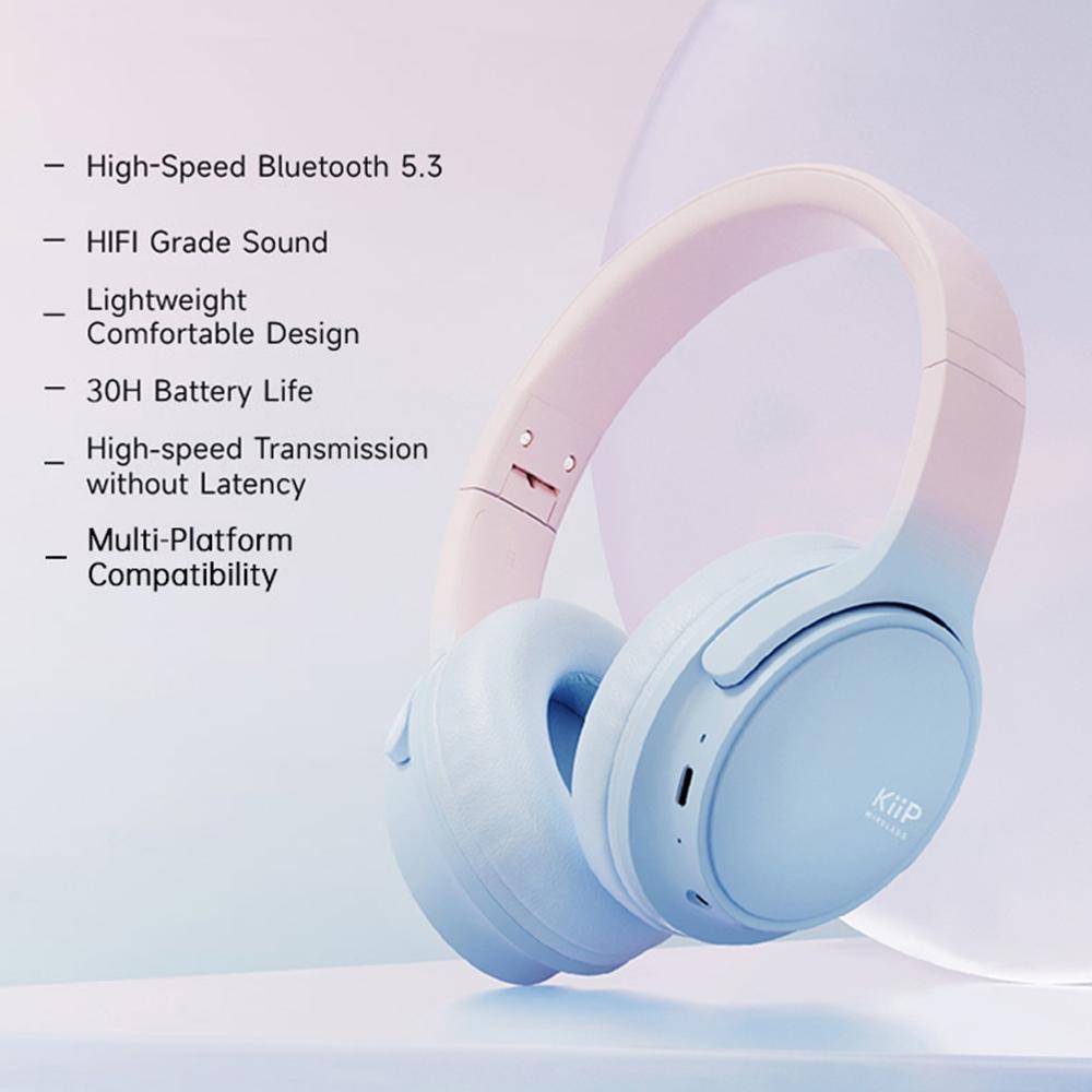 Terbaru Kiip - Headphone - Th60 Headphone Bluetooth Wireless Headset