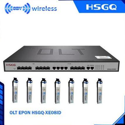 TERBARU - PAKET HSGQ XE08ID OLT EPON + SFP PX20++++ 9DB