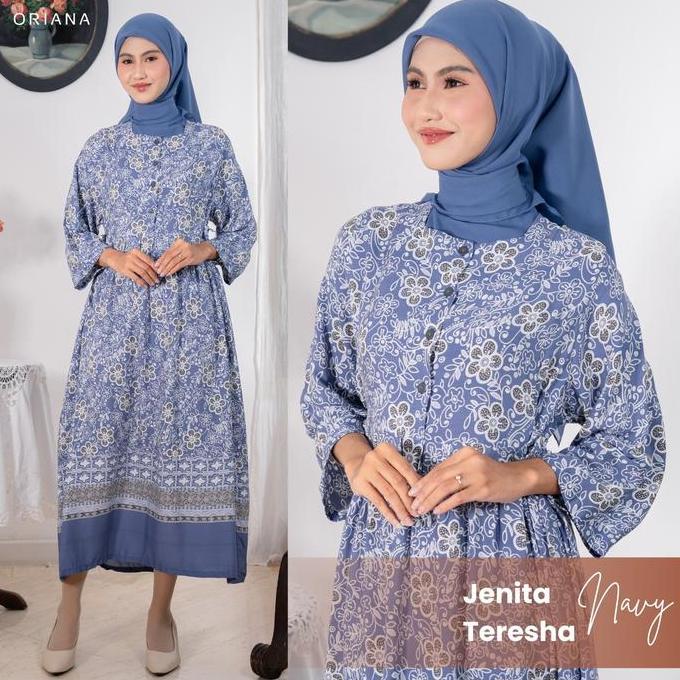Oriana Dailywear Daster Busui Jenita Collection | Daster Lengan Panjang