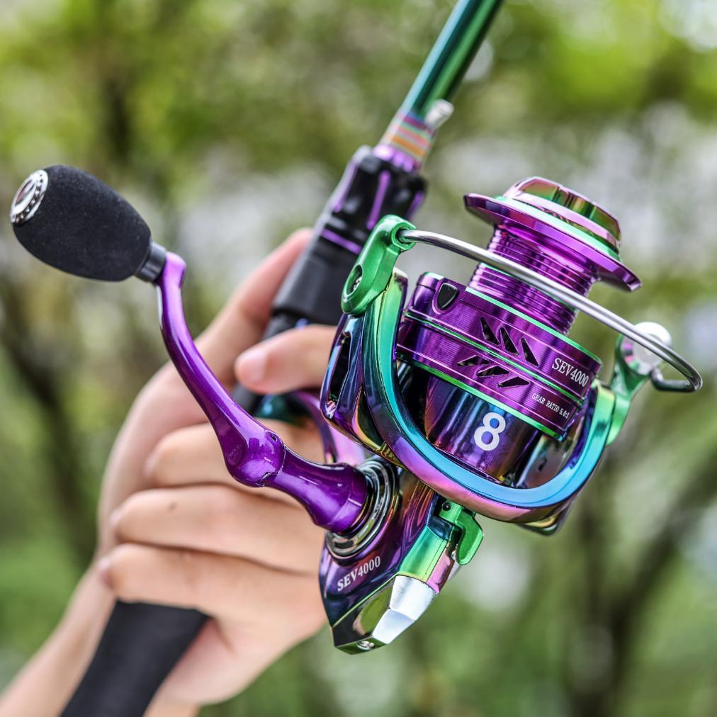 TERBARU POWER HAND REEL PANCING MEMANCING RASIO GEAR 5.2:1 MAX DRAG 5-10KG JORAN PANCING 1000-5000 B