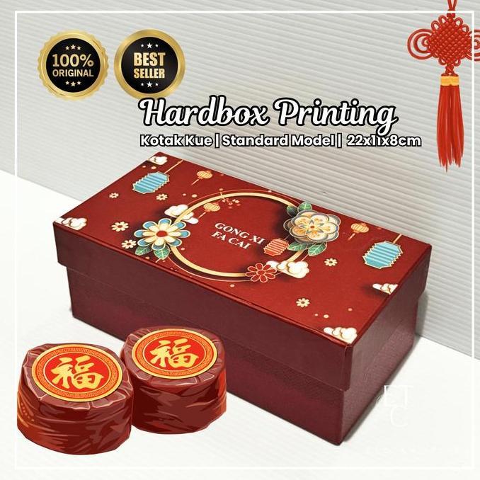 Pacnpac- Hard Box Standar 22118 Cm | Kotak Kue Motif & Bingkisan | Box Lapis Legit Mini
