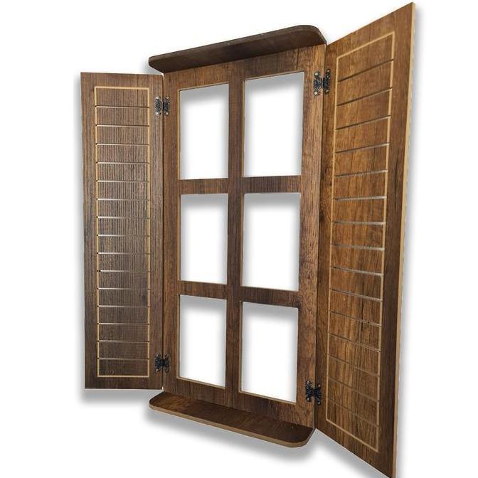 Tirai Kayu Dekorasi Dinding Tirai Dekoratif Rak Pot Bunga