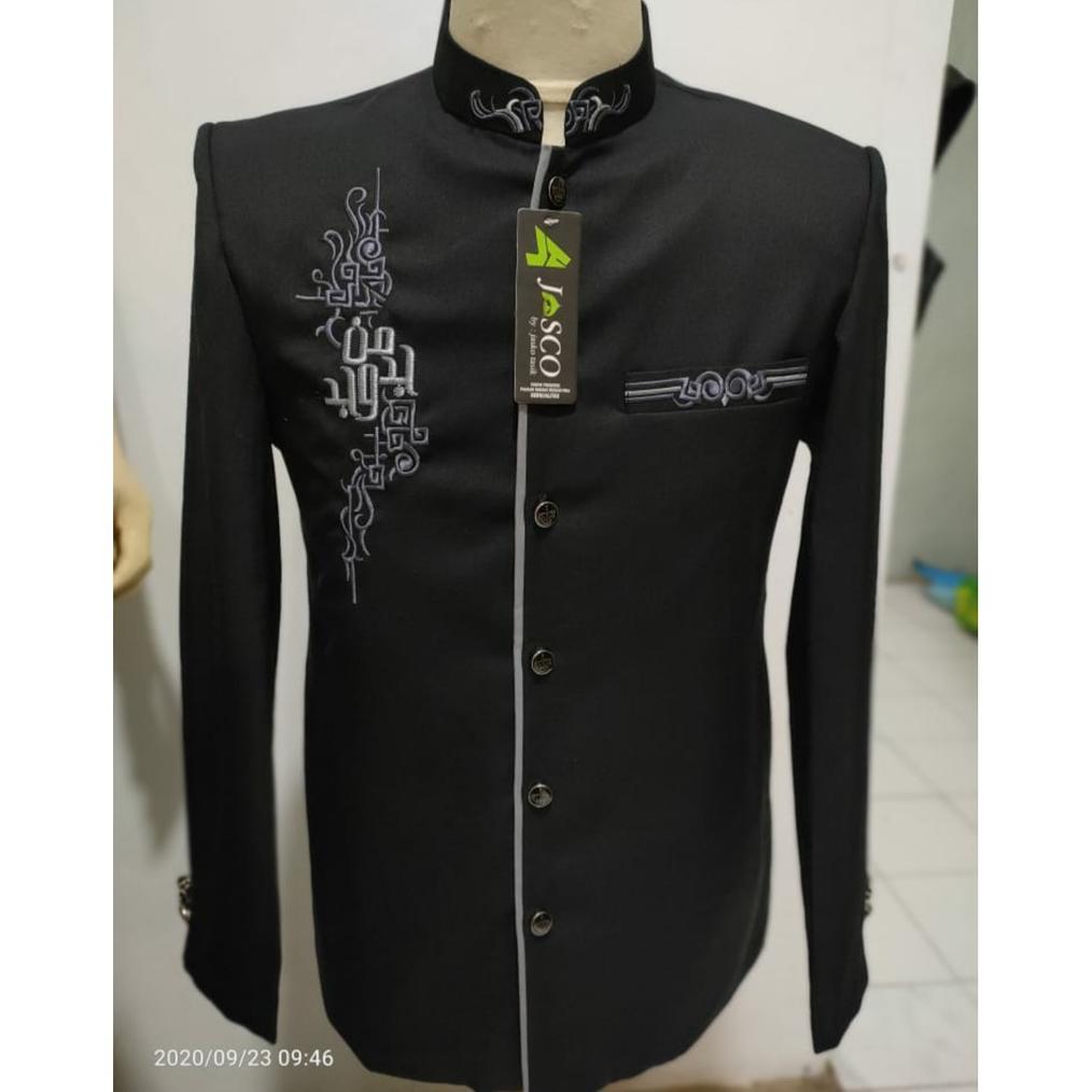 CALISTASPACE BESKAP JAS KOKO MOTIF MANJADA WAJADA PRIA MUSLIM PREMIUM MODERN BORDIR LENGAN PANJANG S