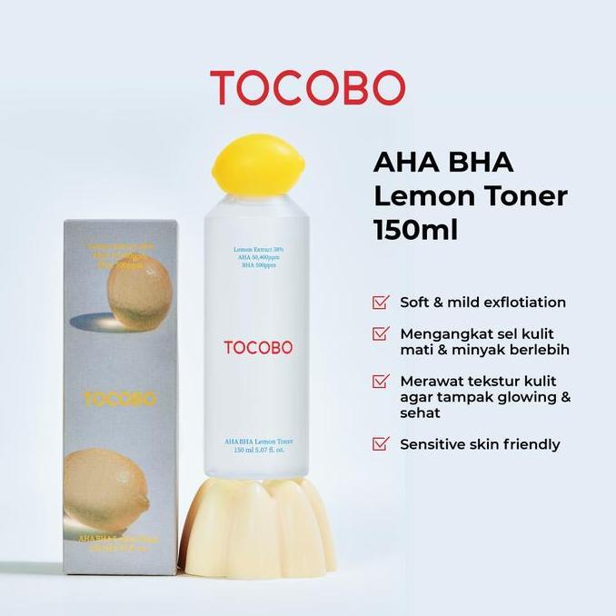 PROMO DISKON - TOCOBO AHA BHA Lemon Toner