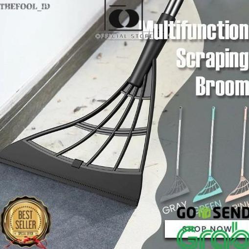DERTY Sapu Karet Magic Rubber Broom Floor Sweeper