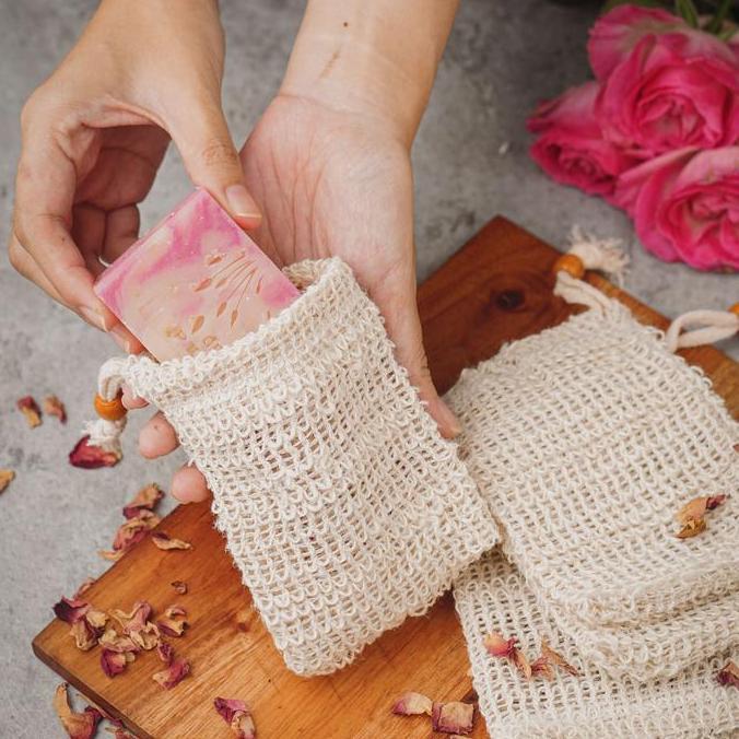 Bathe- Knitted Soap Bag By The Soap Story