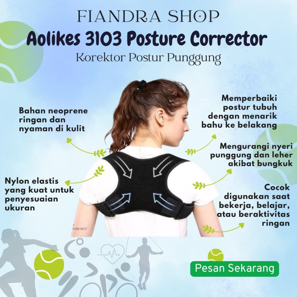 Back Posture Corrector Terapi Koreksi Postur / Bongkok Wanita Pria ORIGINAL KIFOSIS ADJUST KORSET
