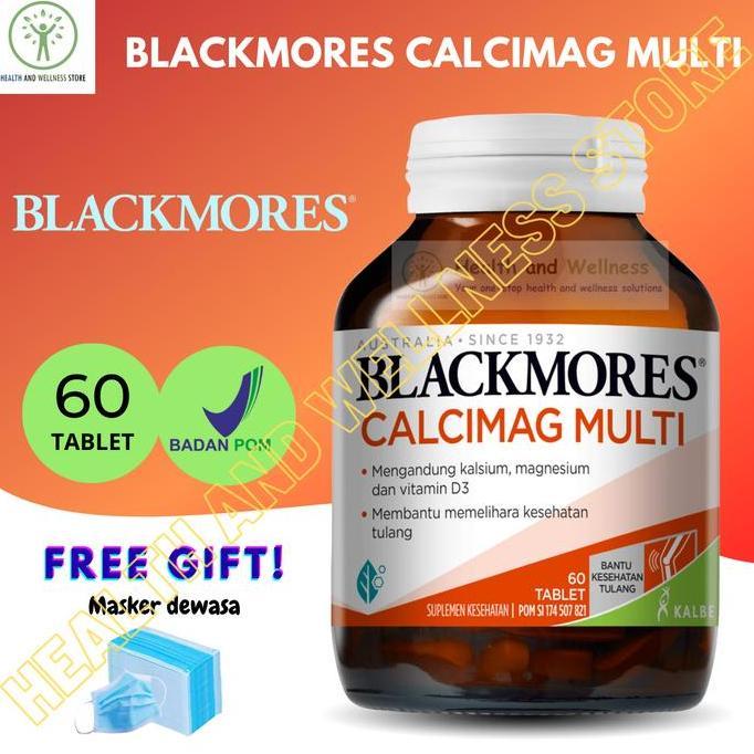 NEW BLACKMORES CALCIMAG MULTI 60 TABLET MAGNESIUM CALCIUM ORI