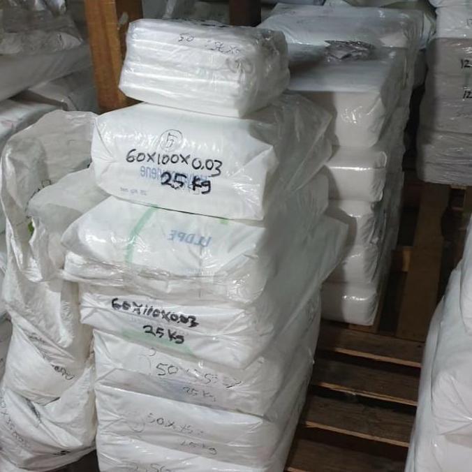 Iyakirim- Kantong Plastik Bening Besar Ukuran 60X100 Cm - Pe 60X100Cm Tebal 0,3M