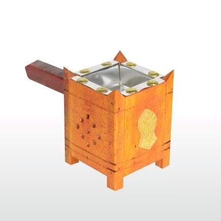 Prapena Kayu / Mabkhara Kayu / Tempat Dupa / Wadah Bukhur