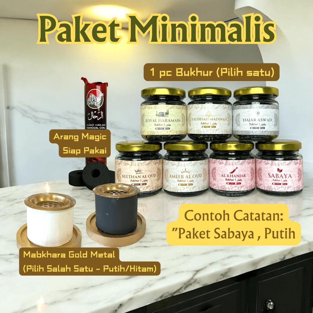 Paket Bukhur Gaharu Premium Ekonomis Siap Pakai by Ar Raudhah gaharu - Raudhah Ameer Al Oud Haramain