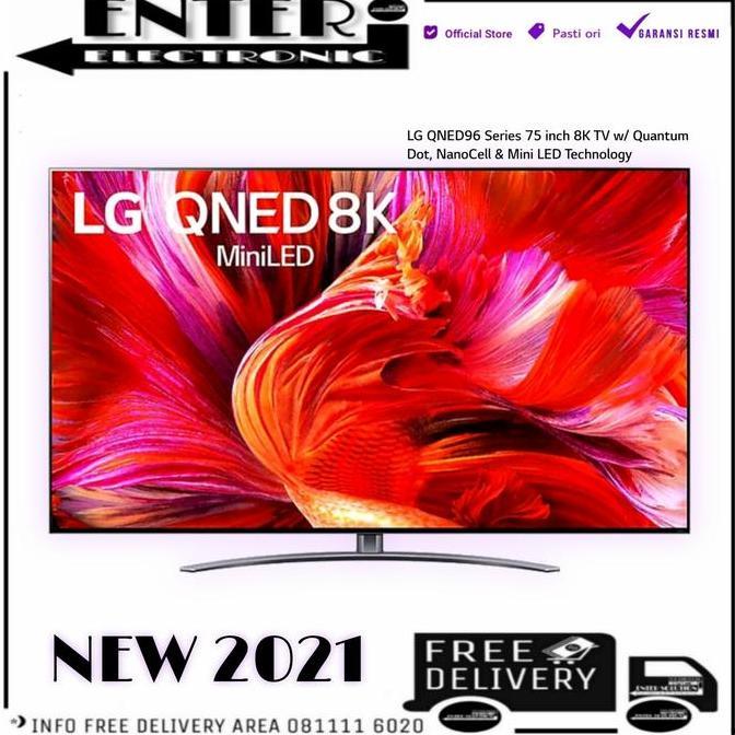 LG MINILED 75QNED96TPA - LG QNED MINI LED SMART TV 8K 75 INCH 75QNED96