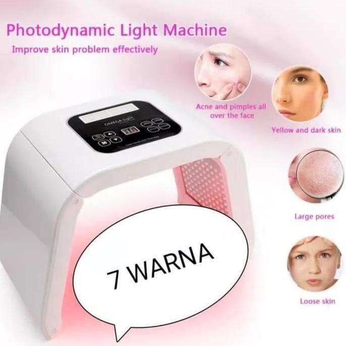 Masker led pdt 7 color PDT mask led photon omega light salon kecantika